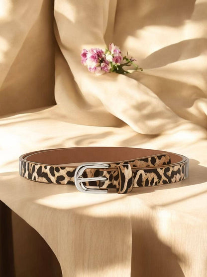 Leopard print belt CT07