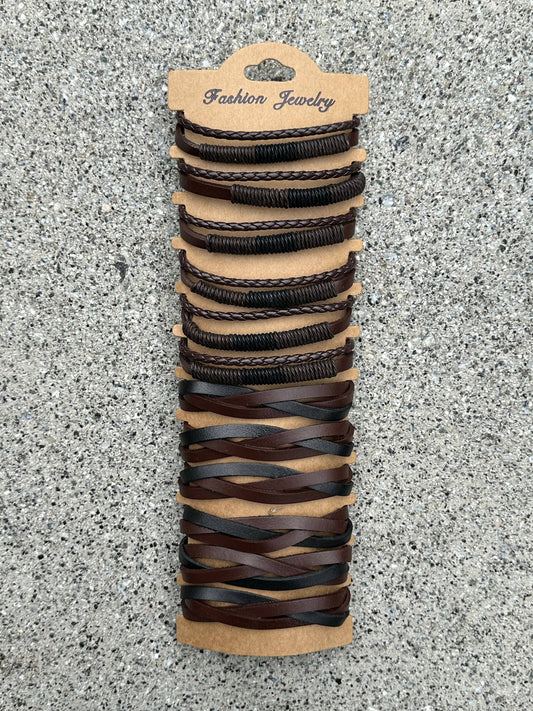 Bracelets en cuir véritable 324QZ09