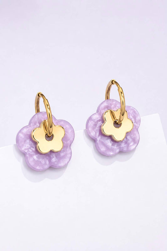 Boucles d'oreilles en acier inoxydable 124RX356