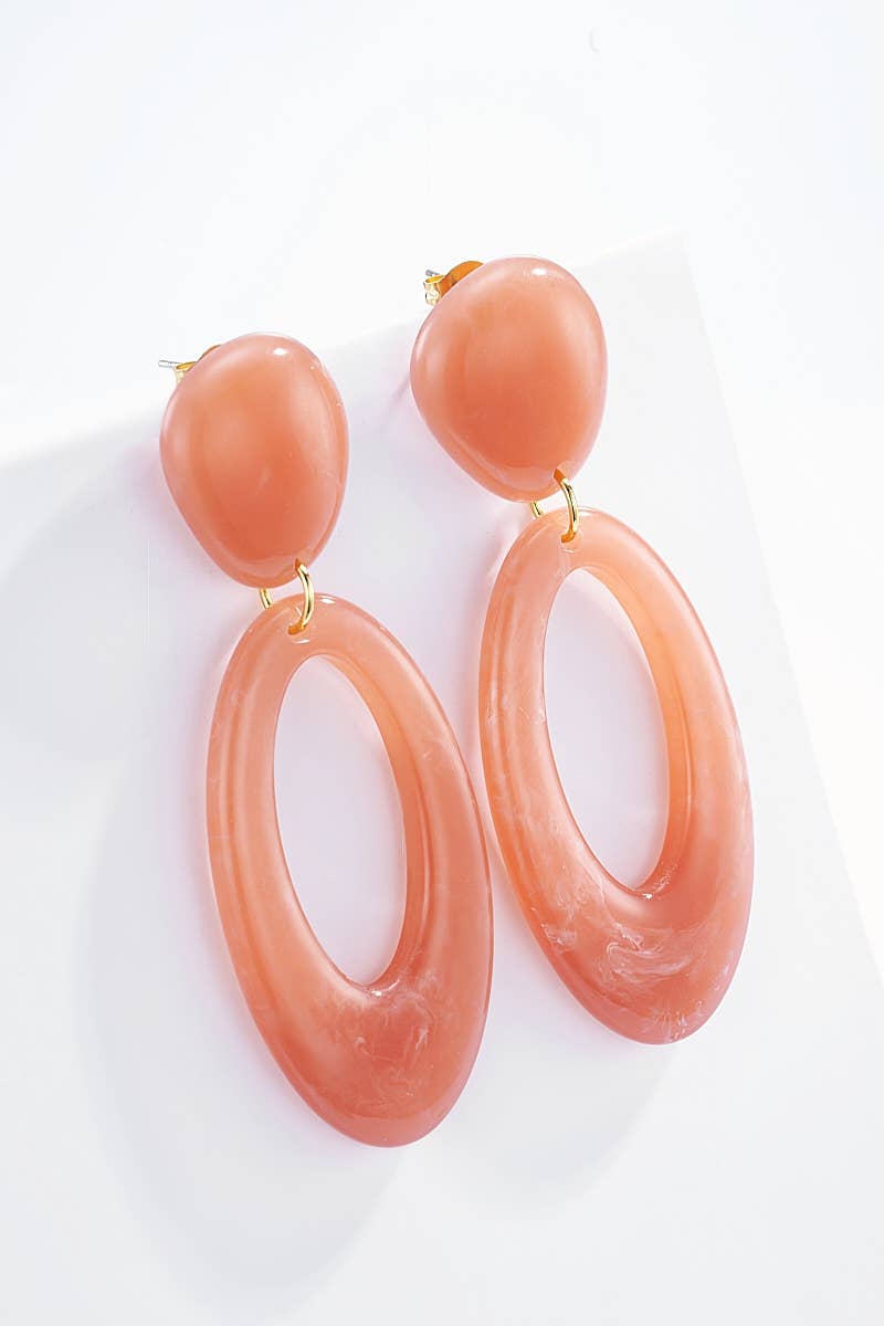 Boucles d'oreilles en acier inoxydable 124CP06