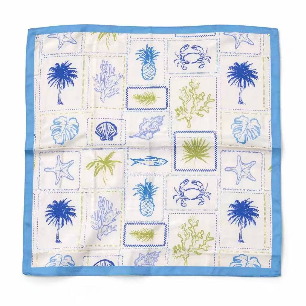 Patterned scarf 65 X 65 CM FL324DF