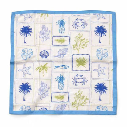 Patterned scarf 65 X 65 CM FL324DF