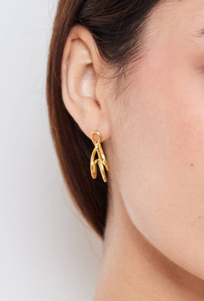 Boucles d'oreilles en acier inoxydable 124RX85