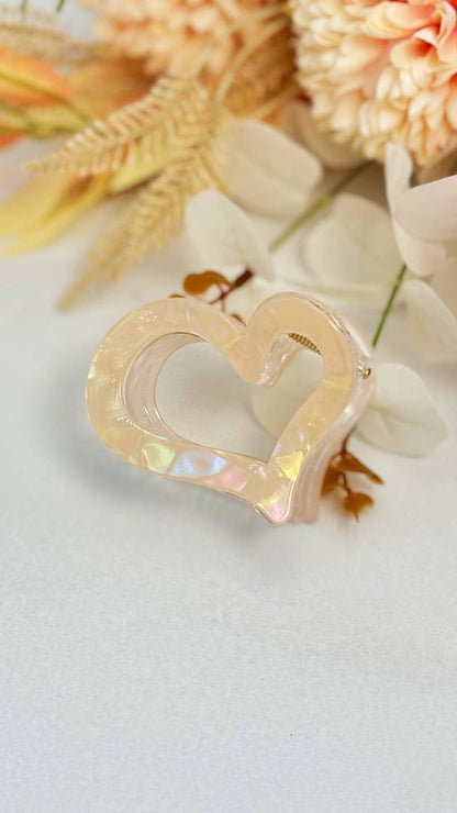 YH31 heart hair clip