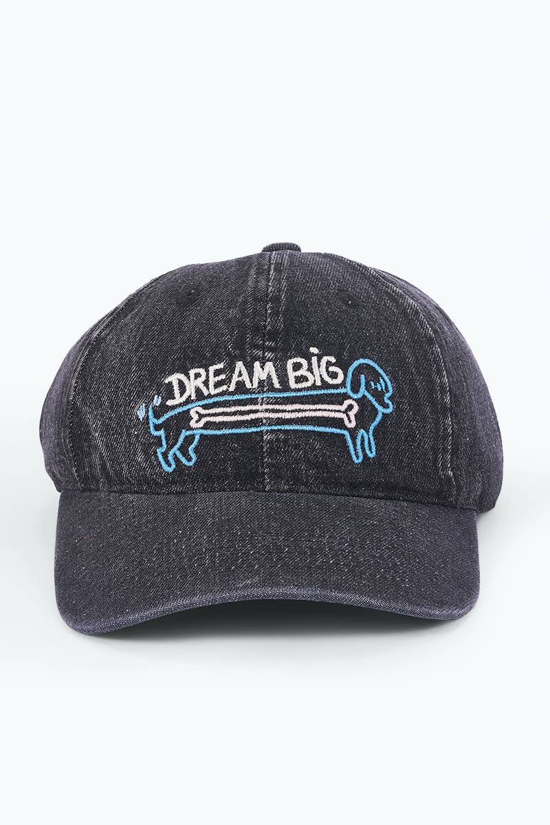 Casquette en coton avec broderie Dream Big MJ318HK
