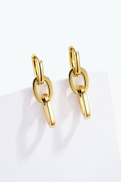 Stainless steel earrings 124AQ575