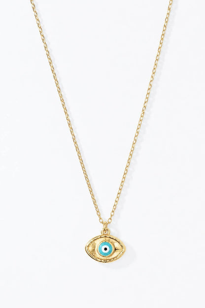 Collier pendentif œil en acier inoxydable 224RX52
