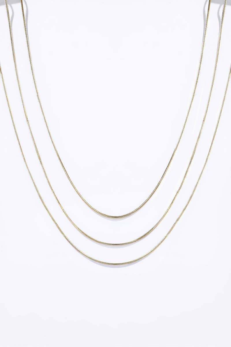 Stainless steel necklace 224AQ141