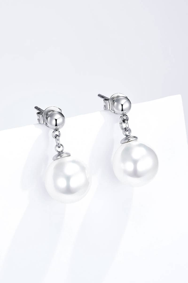 Stainless steel earrings 124AQ363