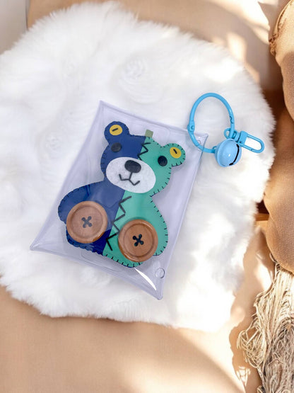 Porte-clé peluche avec clochette JSG67