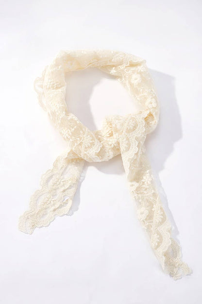 Viscose lace scarf FL300DF