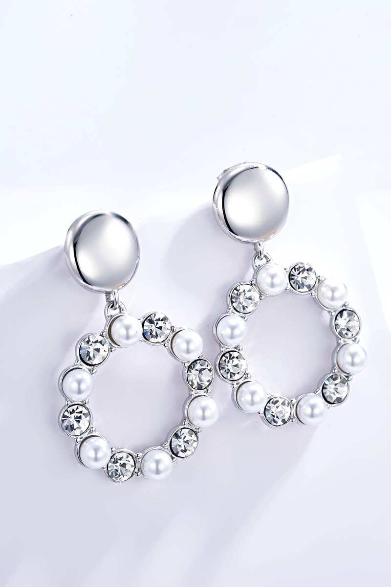 Boucles d'oreilles en acier inoxydable 124AQ219