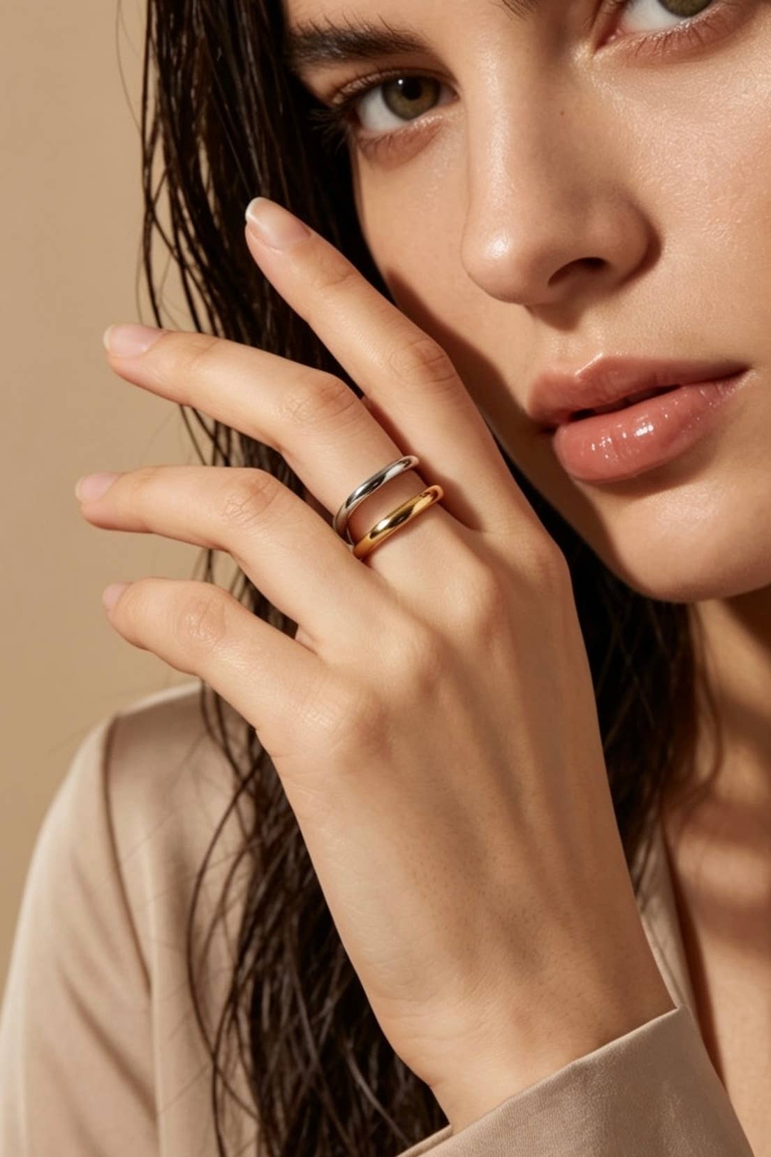 Stainless steel ring 424AQ313