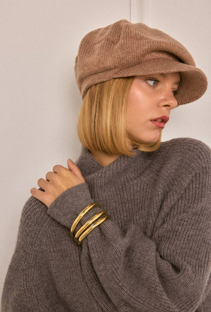 Wool newsboy cap MJ304HK
