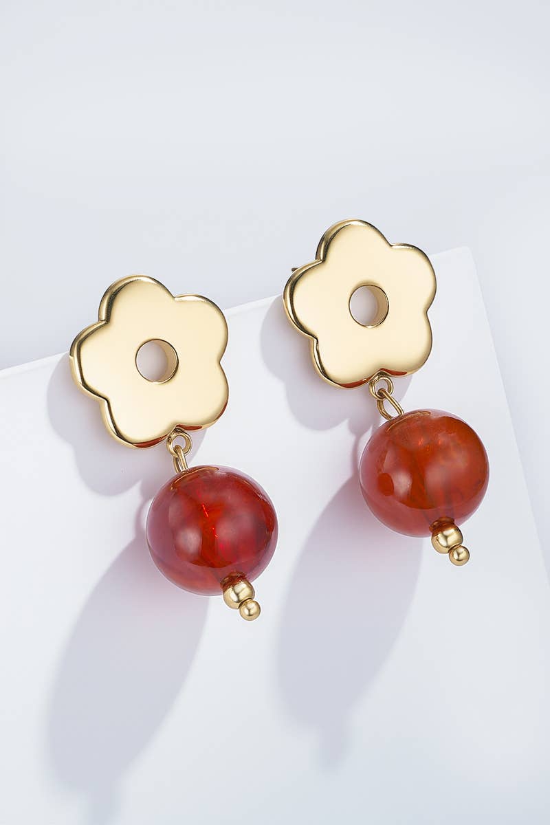 Stainless steel earrings 124RX236