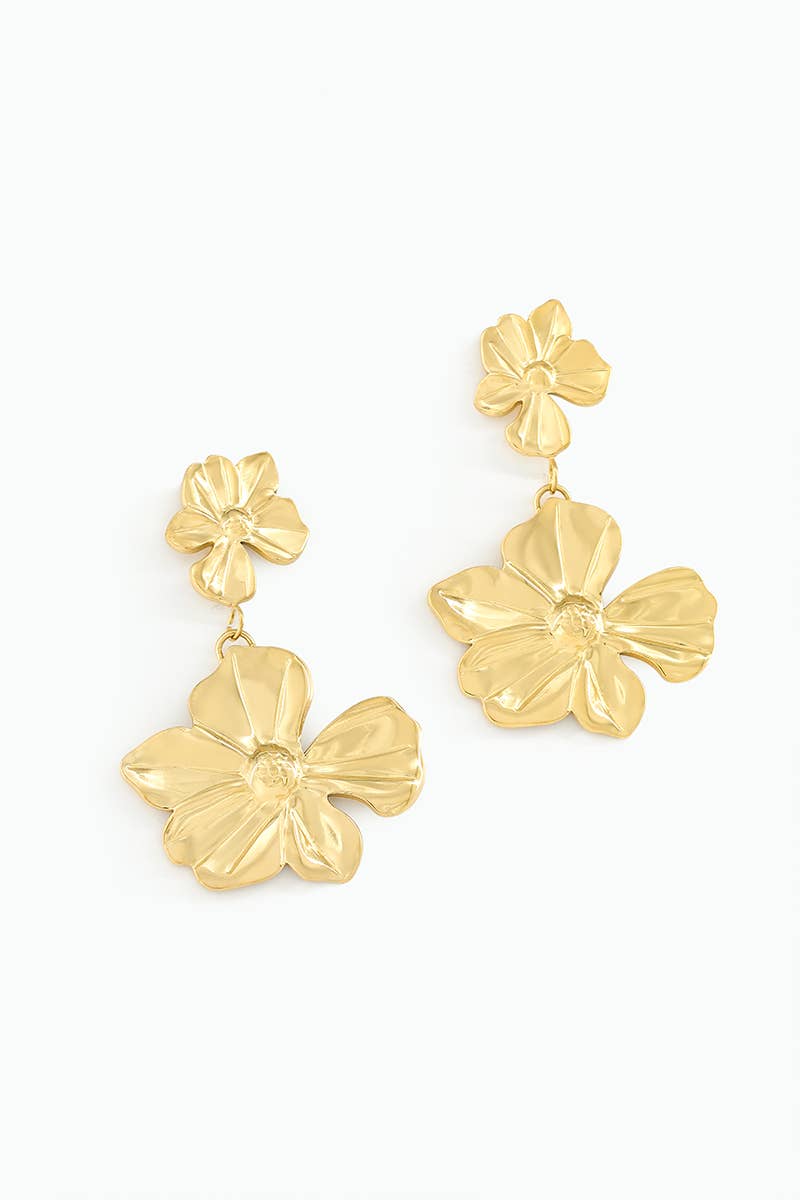 Boucles d'oreilles en acier inoxydable 124YC40