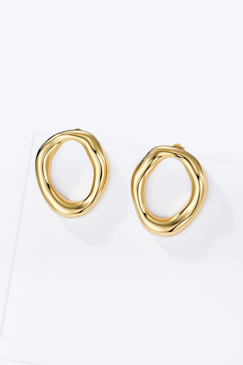 Stainless steel earrings 124AQ587