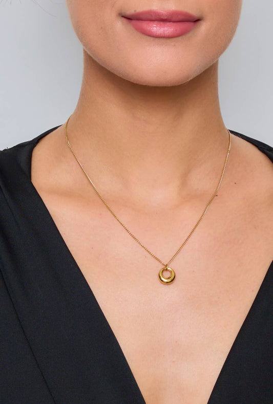 Collier fin en acier inoxydable 224DY11
