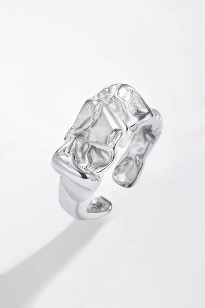 Bague texturé en acier inoxydable 424YC18