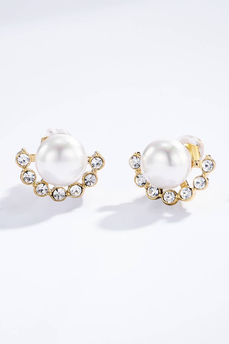 Stainless steel earrings 124AQ340