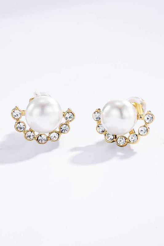 Boucles d'oreilles en acier inoxydable 124AQ340