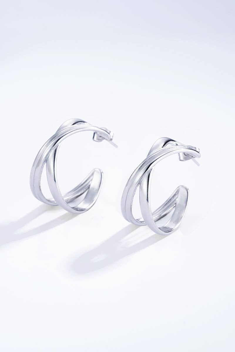 Stainless steel earrings 124DY61