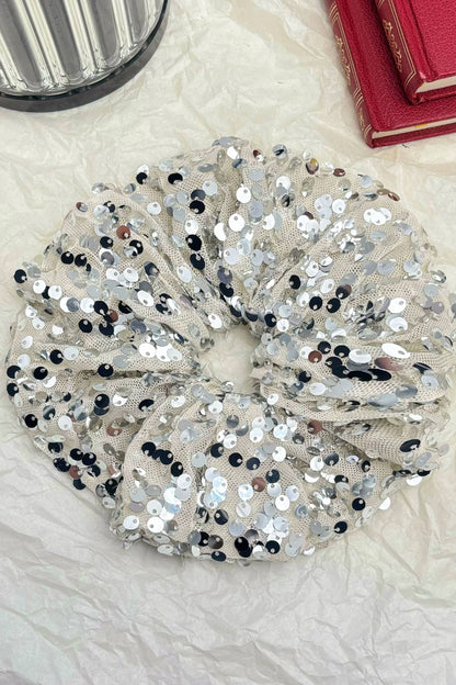 Sequin elastic scrunchie FQ93