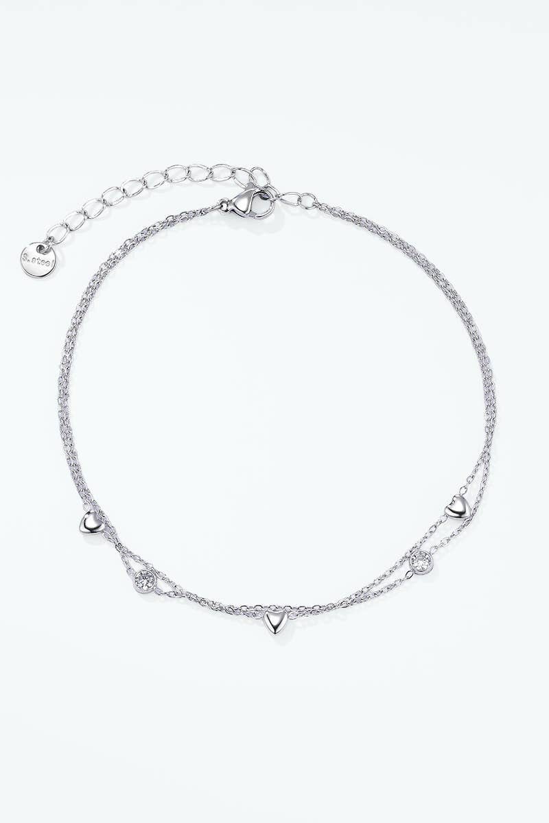 Stainless steel anklet 624AQ67