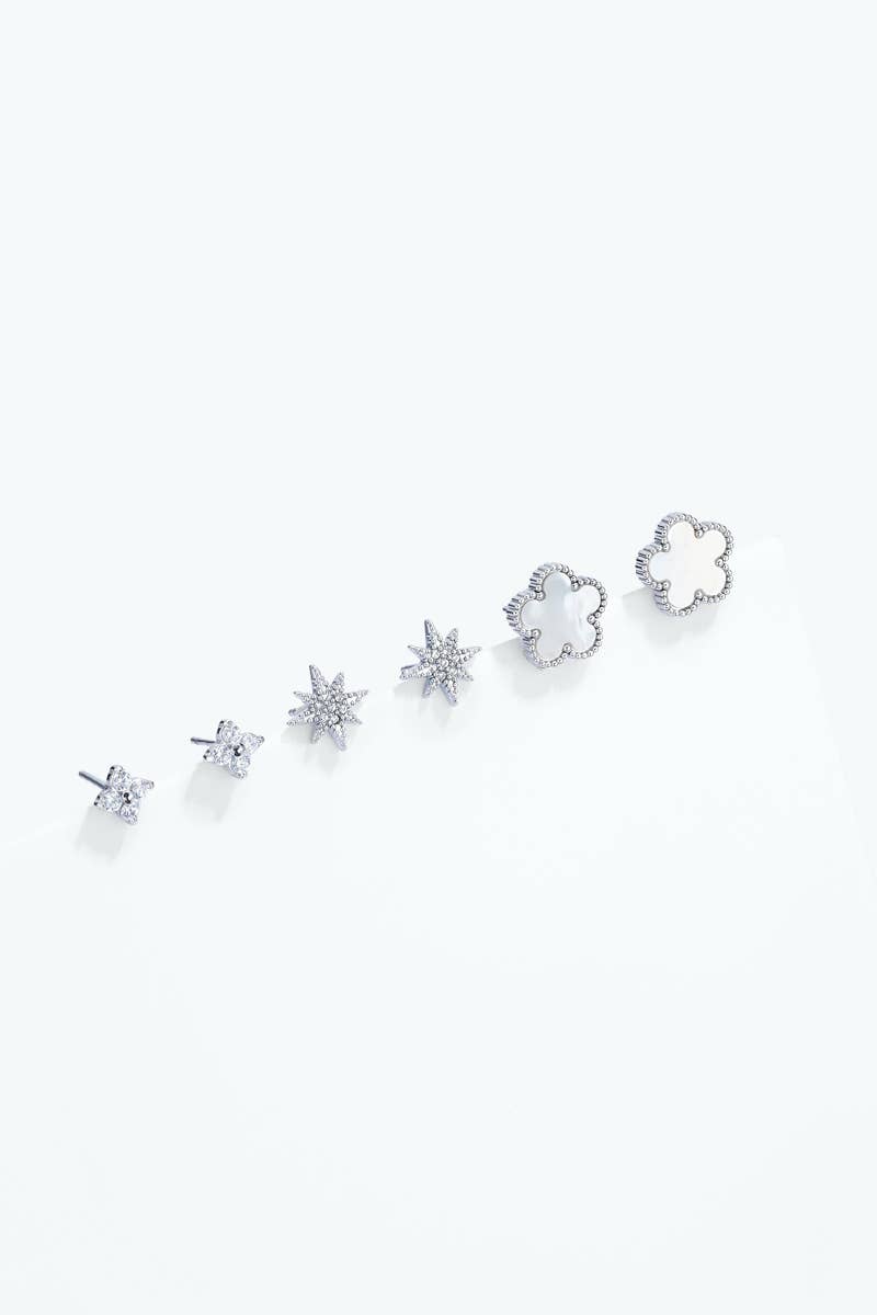 Boucles d'oreille en acier inoxydable 124AQ659