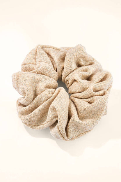 Glitter knit scrunchie 12 cm FQ152XJ