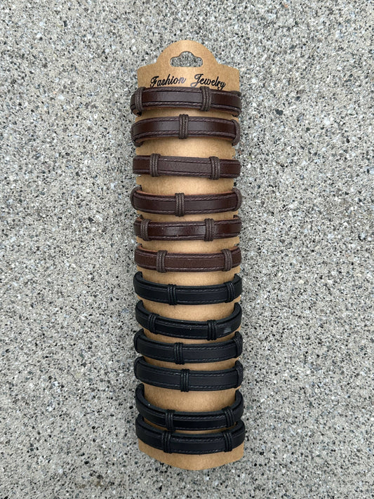 Bracelets en cuir véritable 324QZ07
