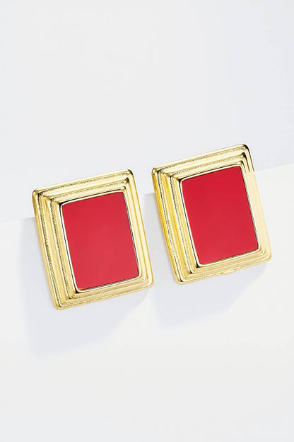 124CA40 stainless steel earrings