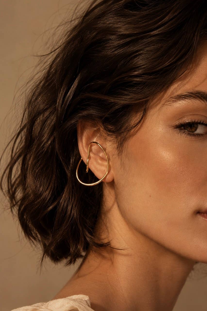 Earcuffs en acier inoxydable 124AQ780