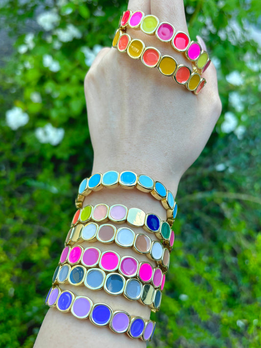 Colorful elastic bracelets 324CP02