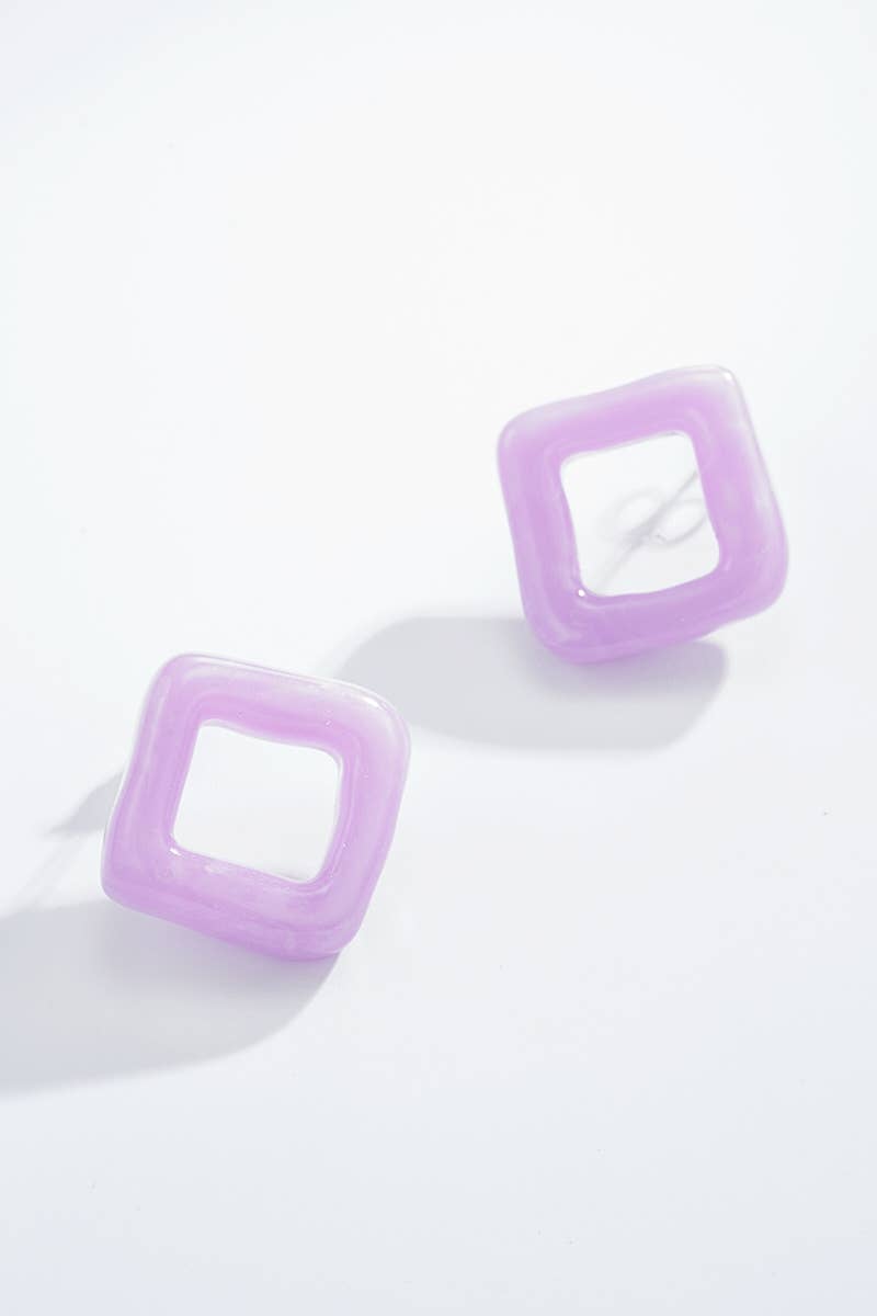 Stainless steel earrings 124CP08