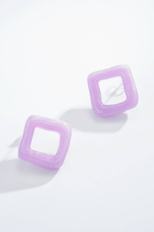 Boucles d'oreilles en acier inoxydable 124CP08