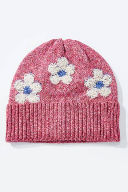 Floral wool beanie MJ206SD