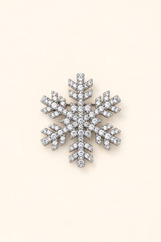 Broche flocon de neige BL12