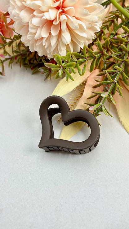 5cm heart mini hair claw YH40