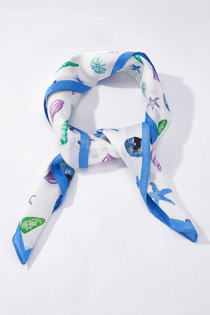 Patterned scarf 65 X 65 CM FL500DF