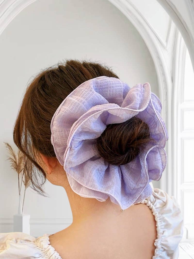 Ruffled scrunchie 20cm FQ41