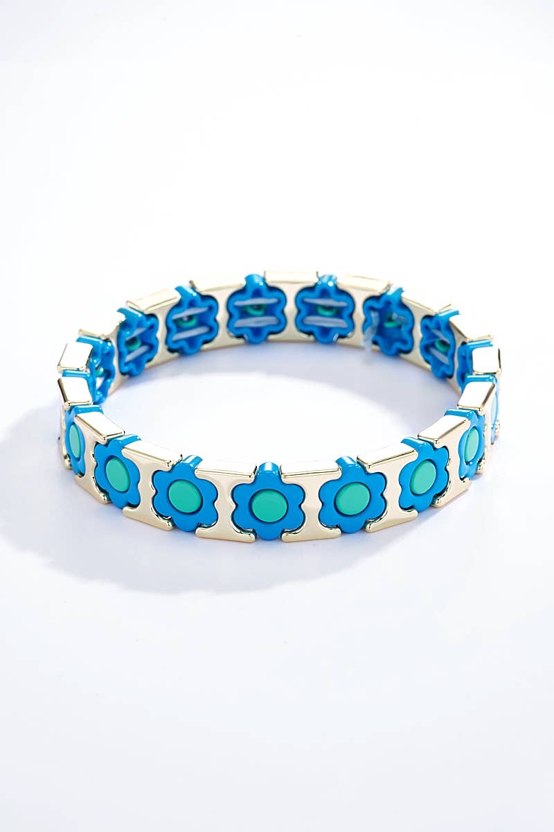 Colorful elastic steel bracelet 324CP07