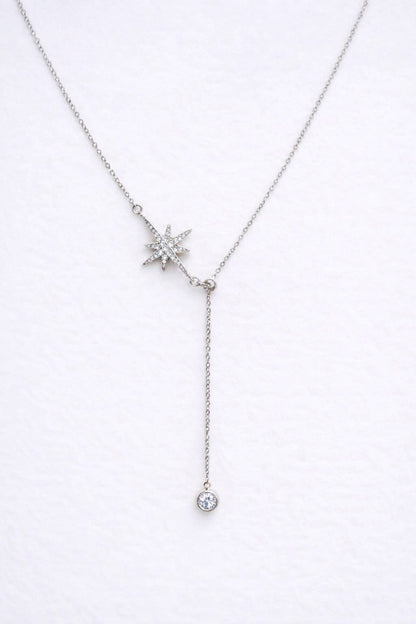 Collier Y étoile en acier inoxydable 224AQ02